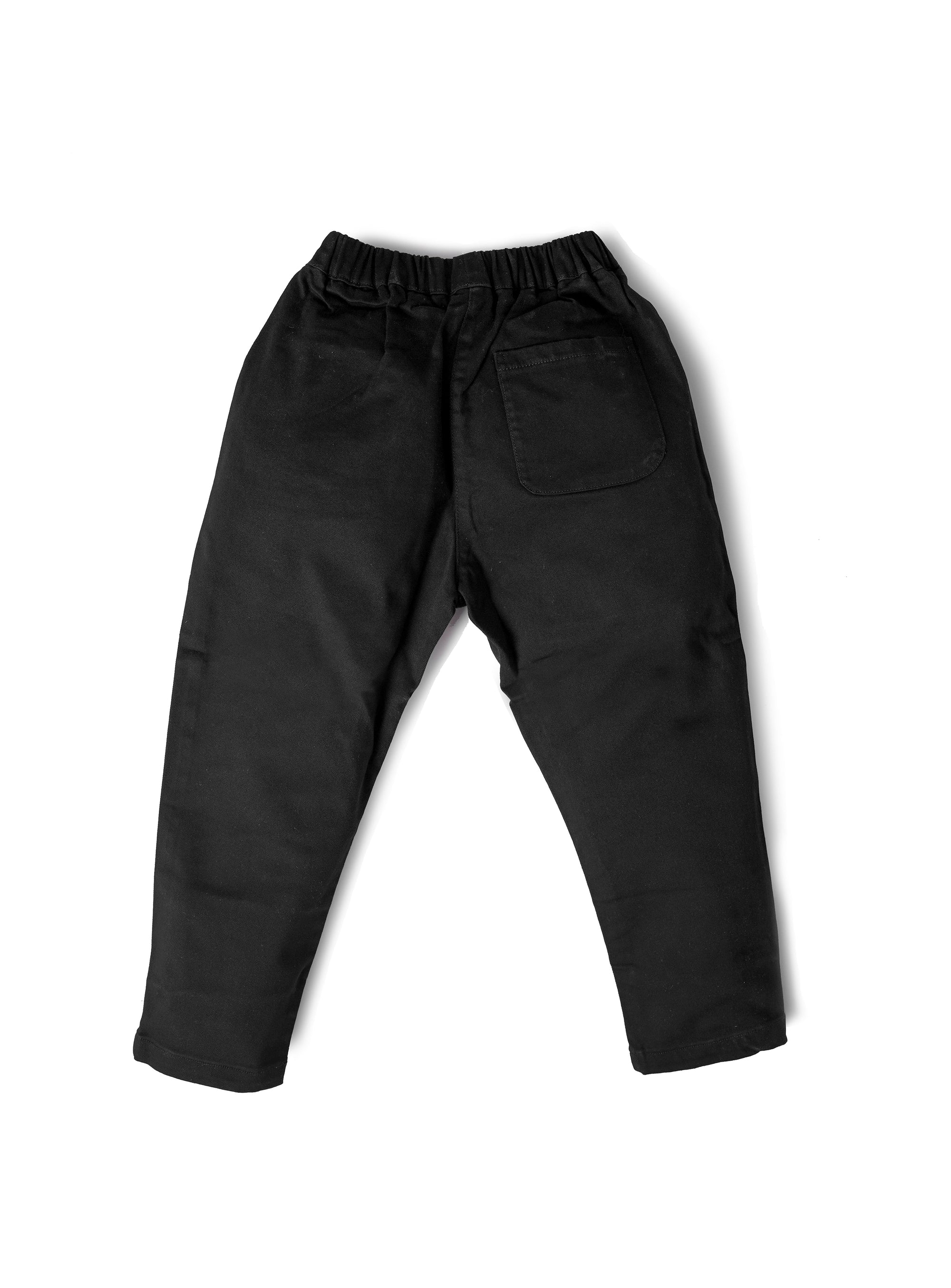 charcoal black comfy pants with stretchable waist