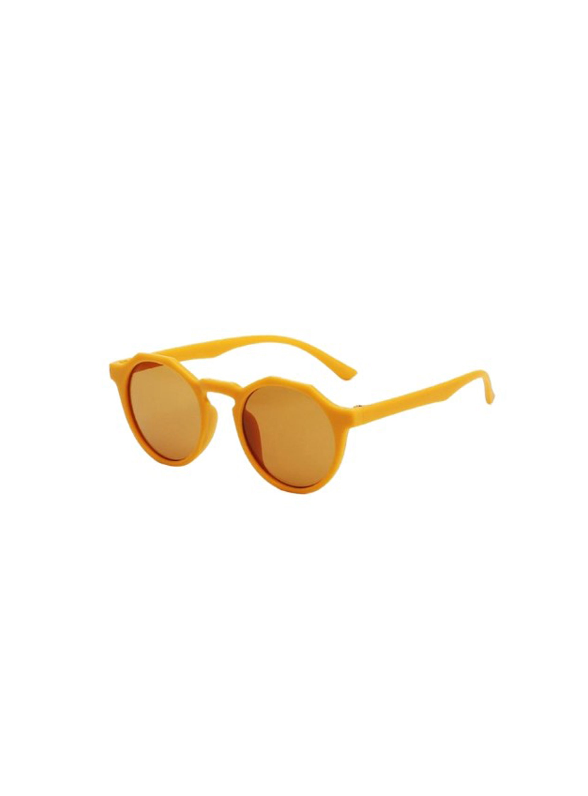 chiselled canary yellow sunglasses