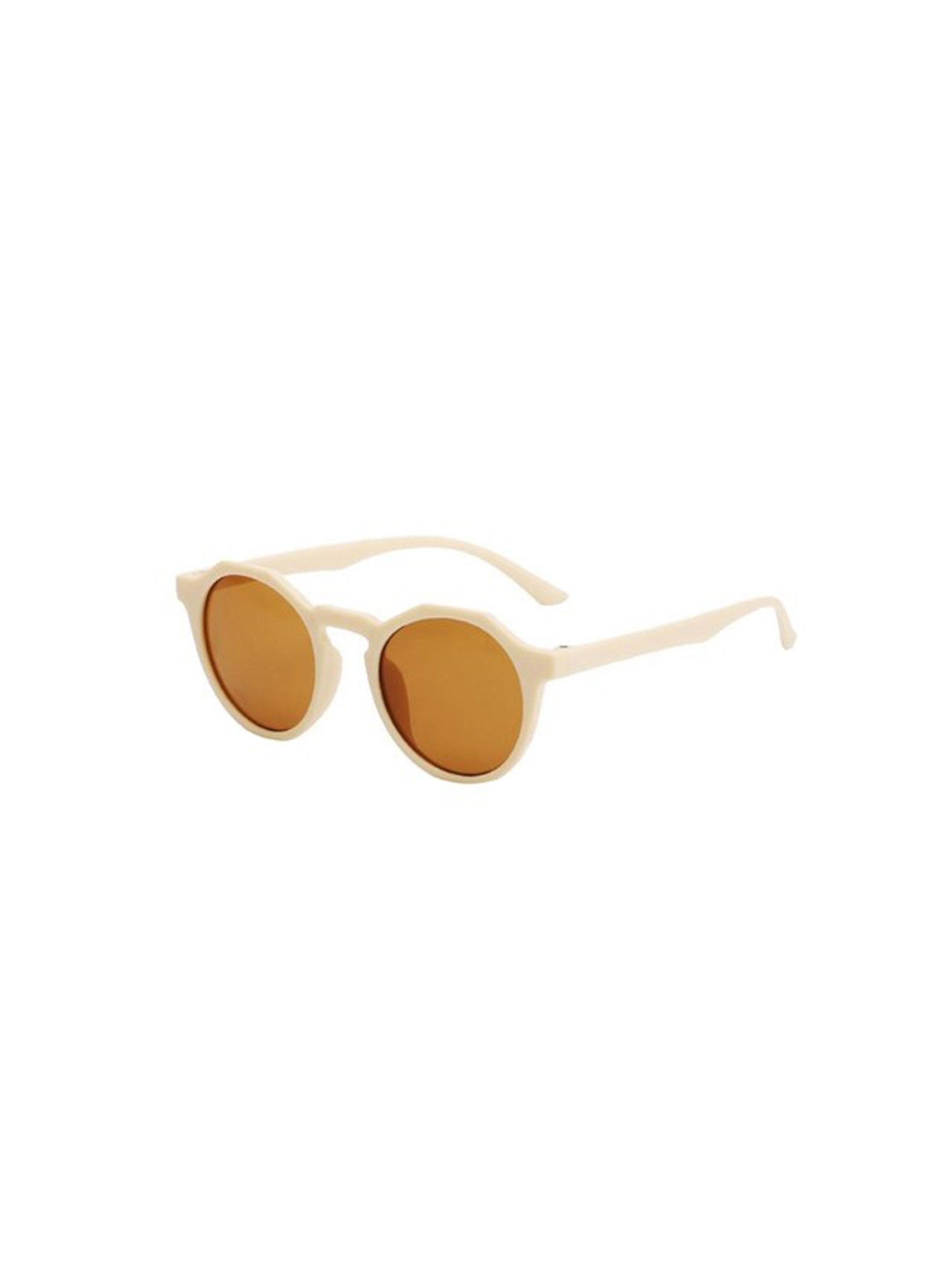 chiselled vanilla cream sunglasses