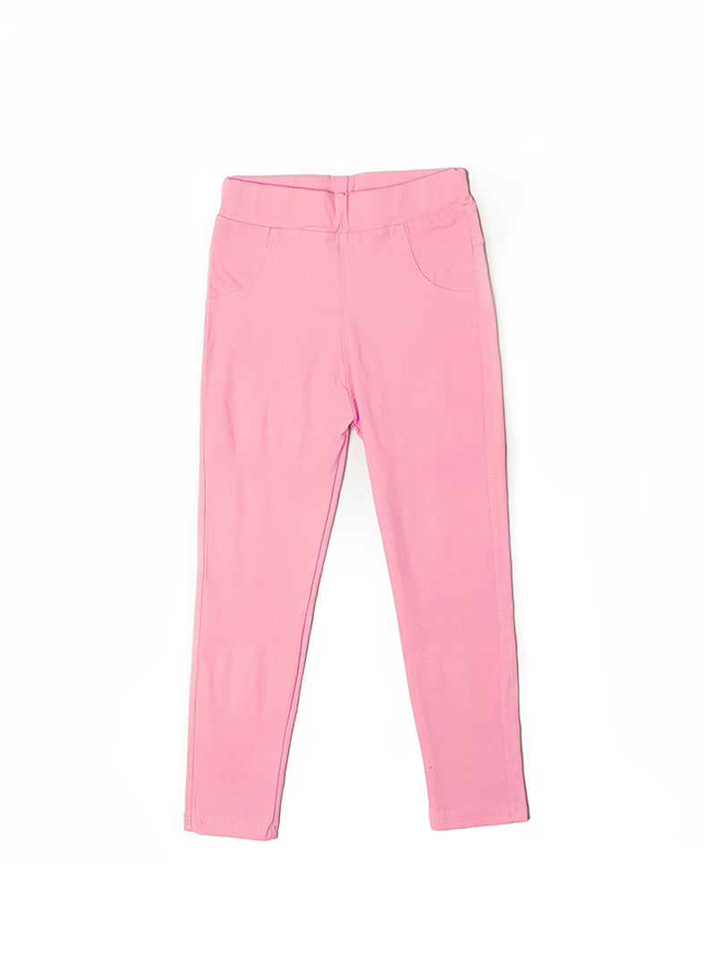 bubble gum pink skinny pants