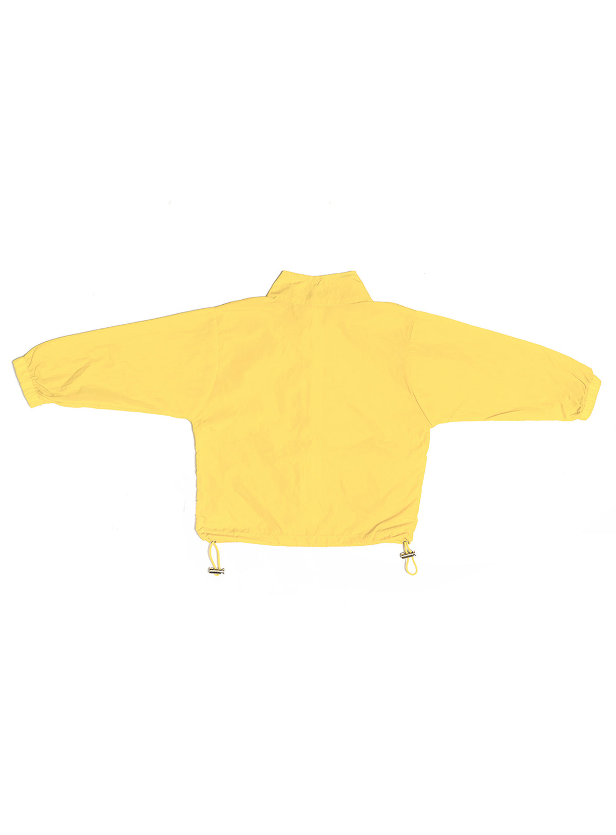 canary yellow waterproof lightweight jacket