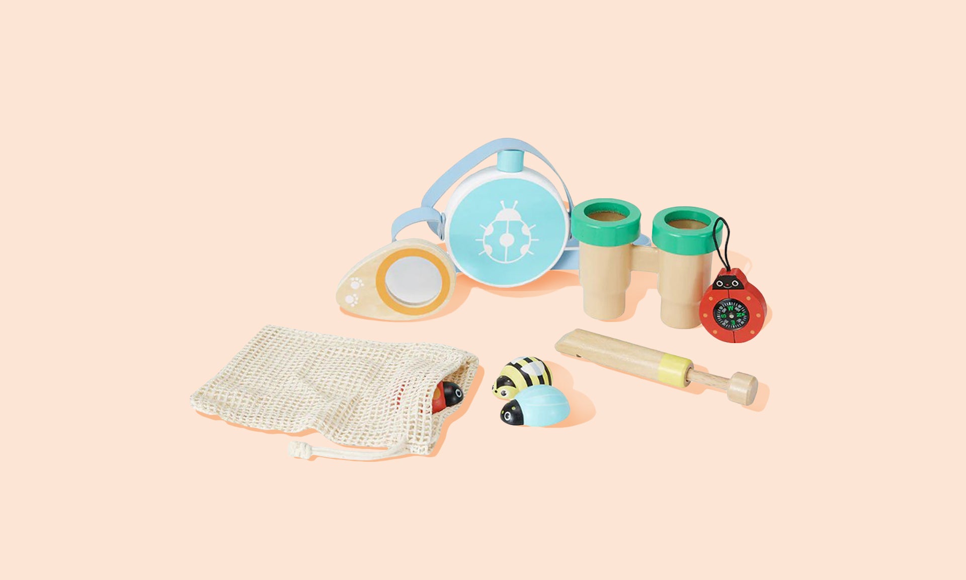 wooden adventure set