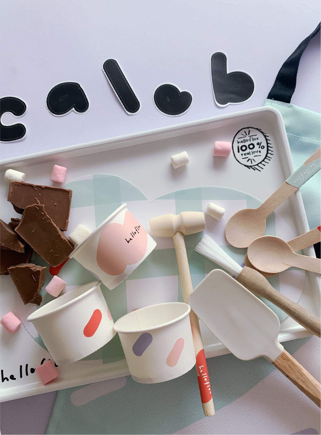helloflox chocolate painting kit
