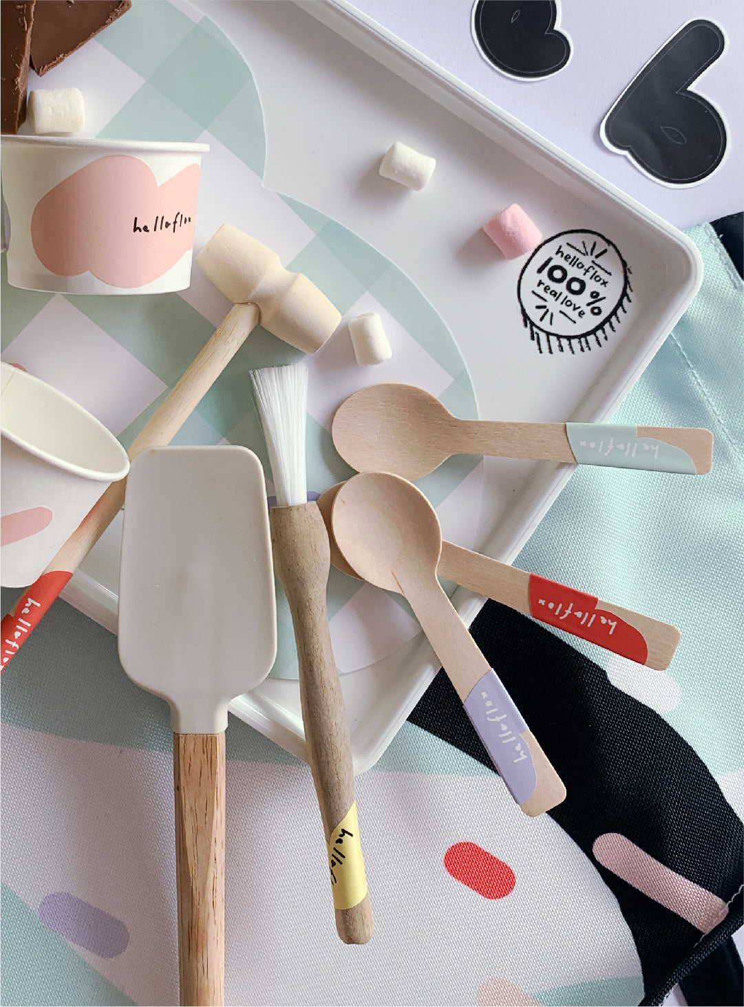 helloflox chocolate painting kit
