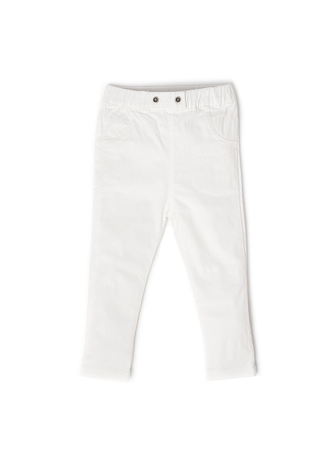 milk white skinny pants