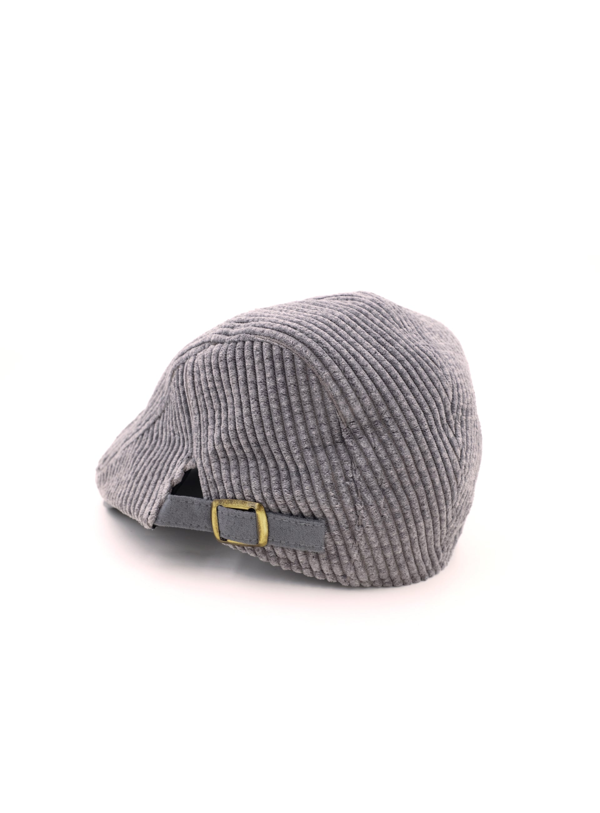 sandstone gray corduroy flat cap