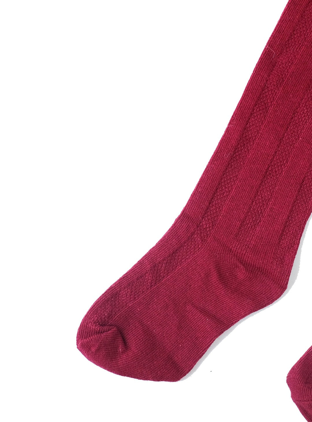 midi length red cherry socks