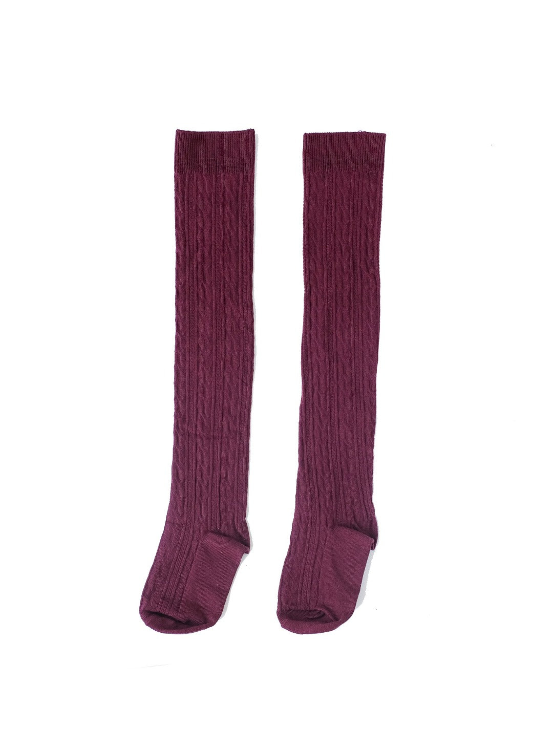 midi length red ruby socks