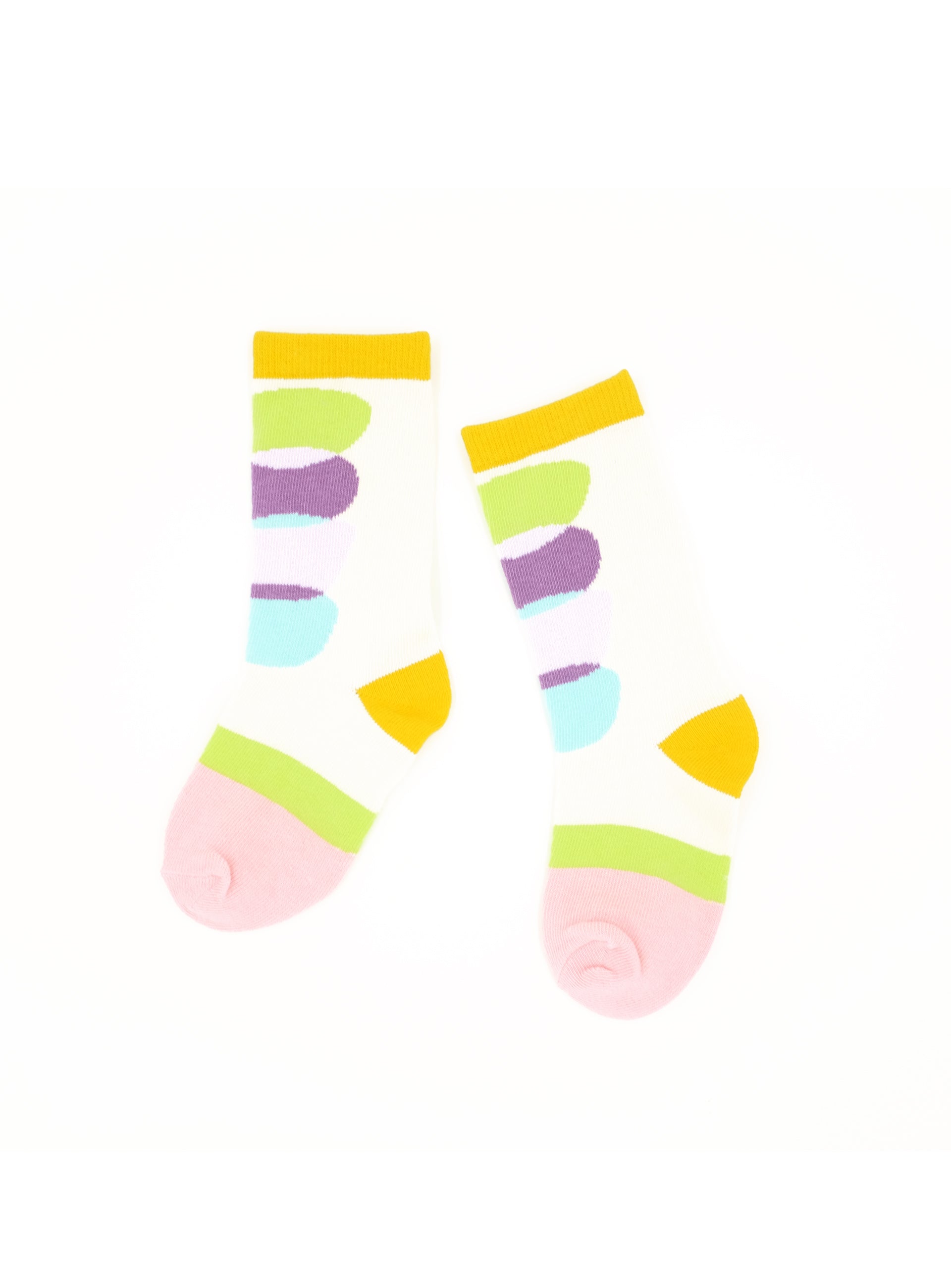 bright pastel spots socks