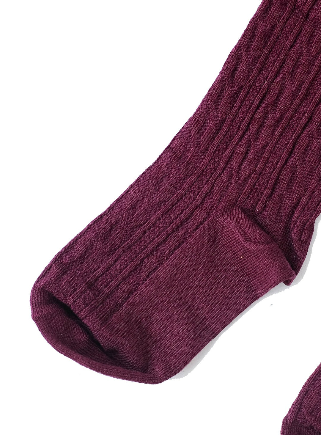 midi length red ruby socks