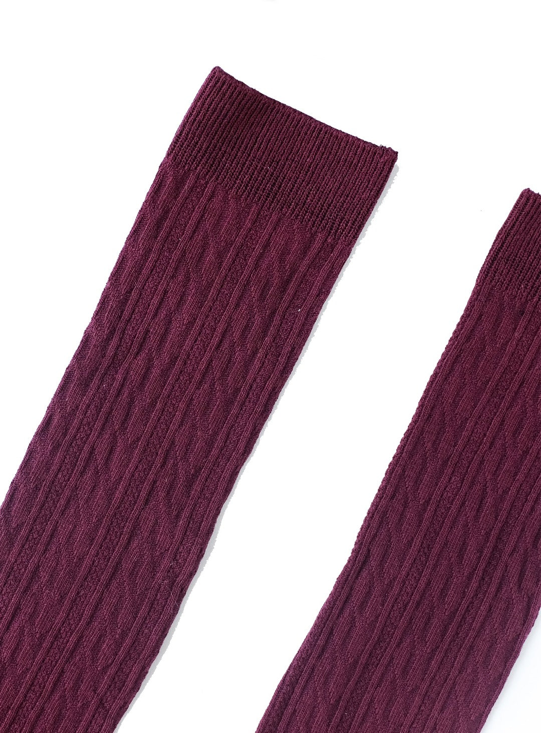 midi length red ruby socks