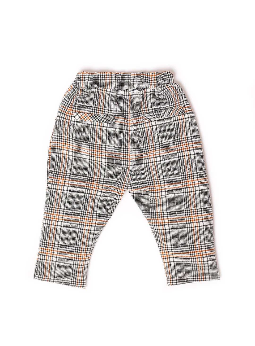 funky chocolate brown checked pants