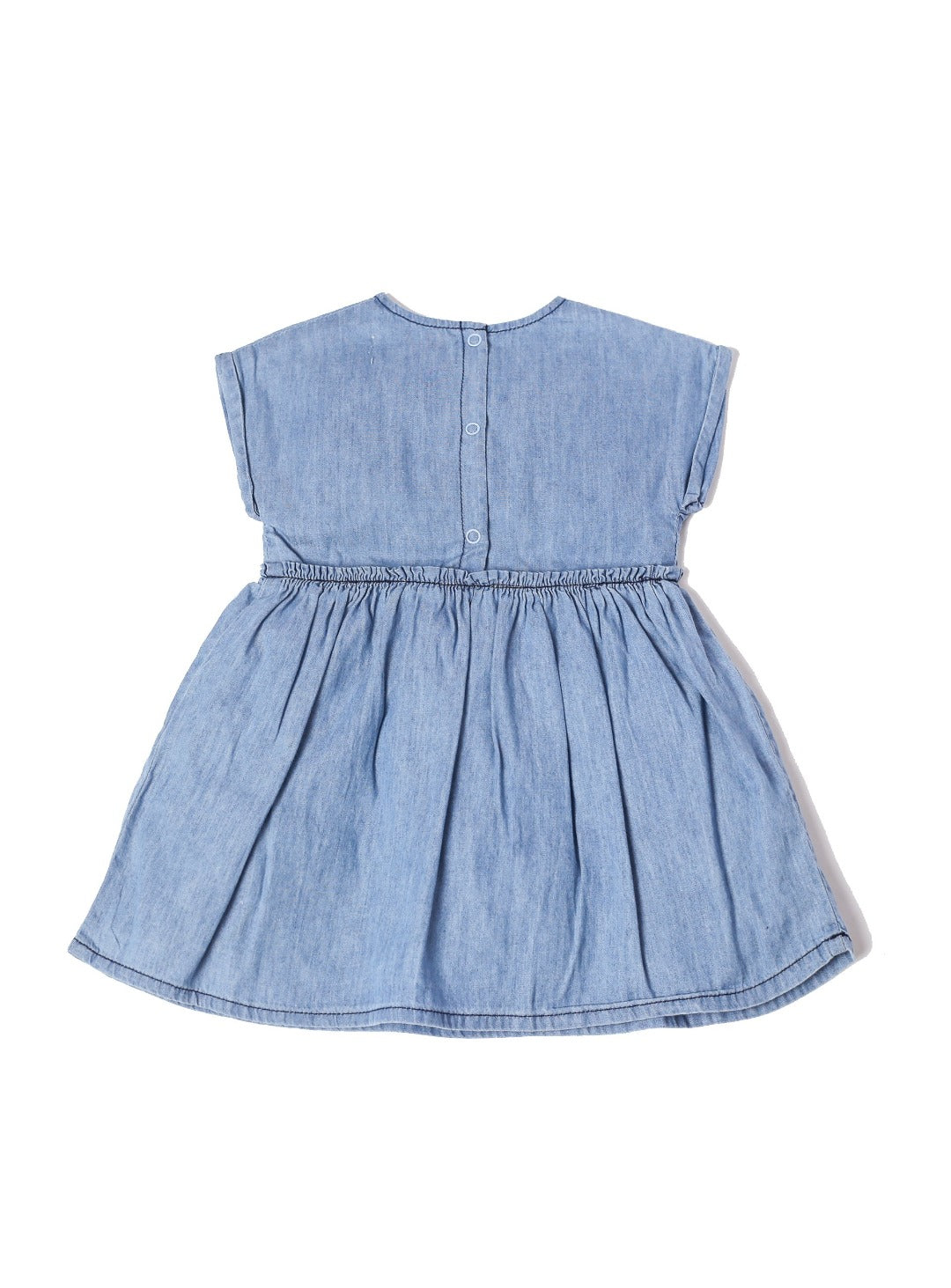 blue denim vintage babydoll dress