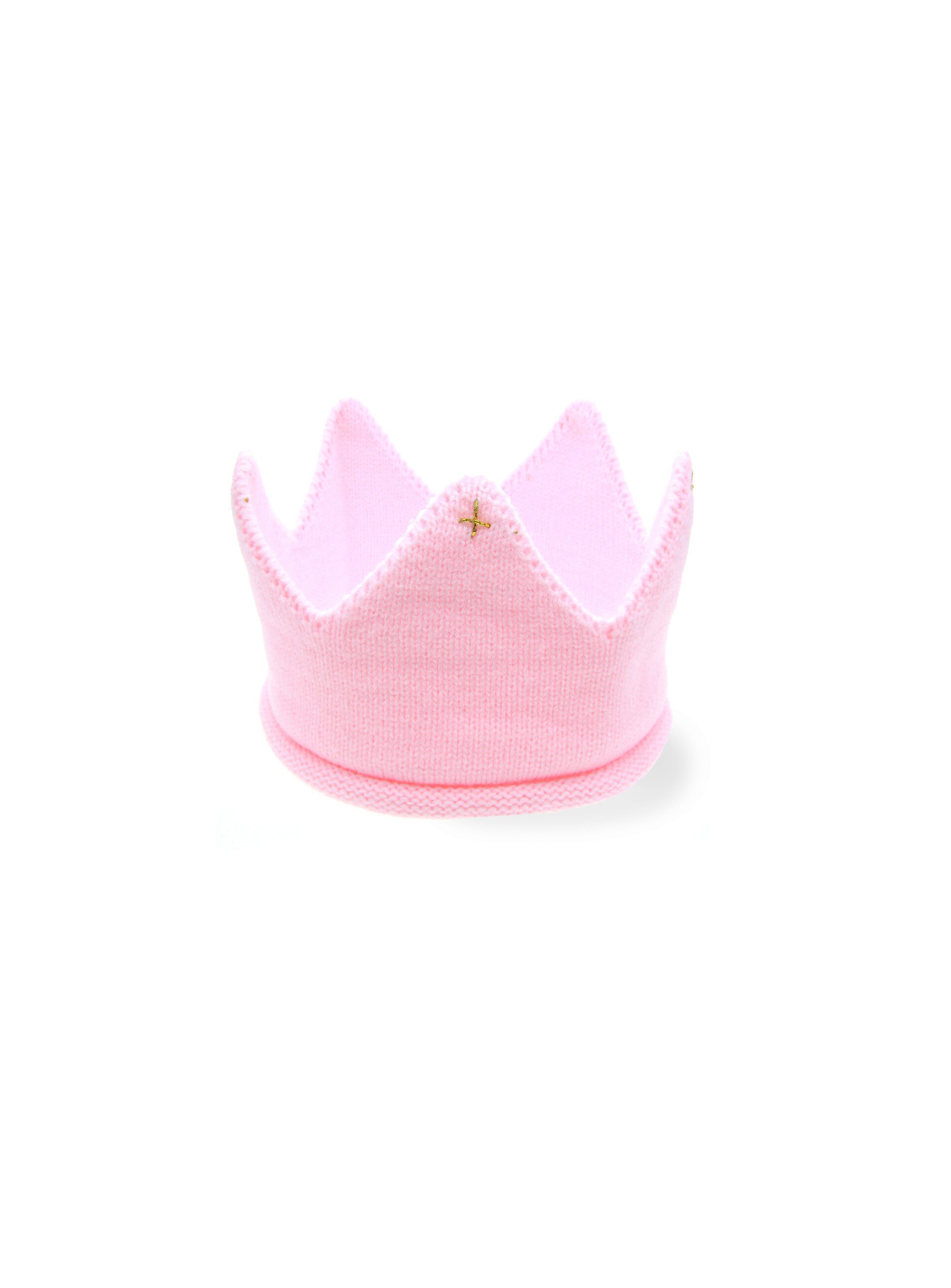 cotton candy pink princess crown