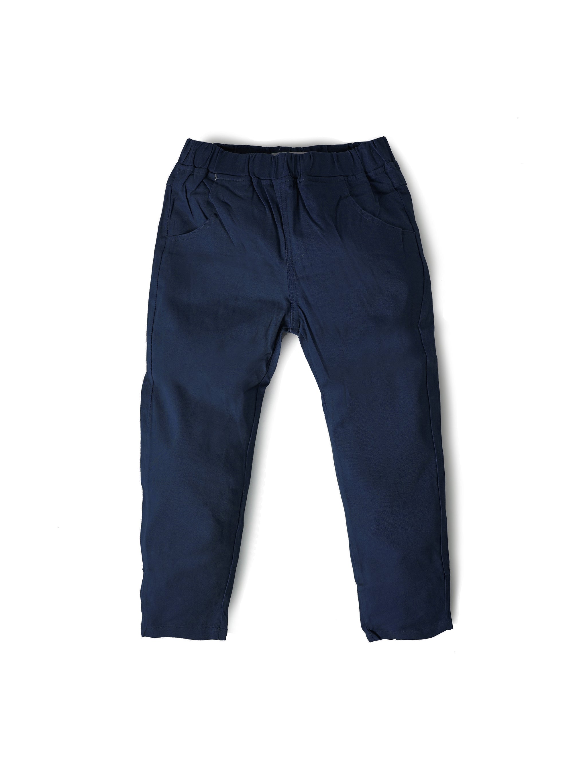 sapphire blue chinos with stretchable waist