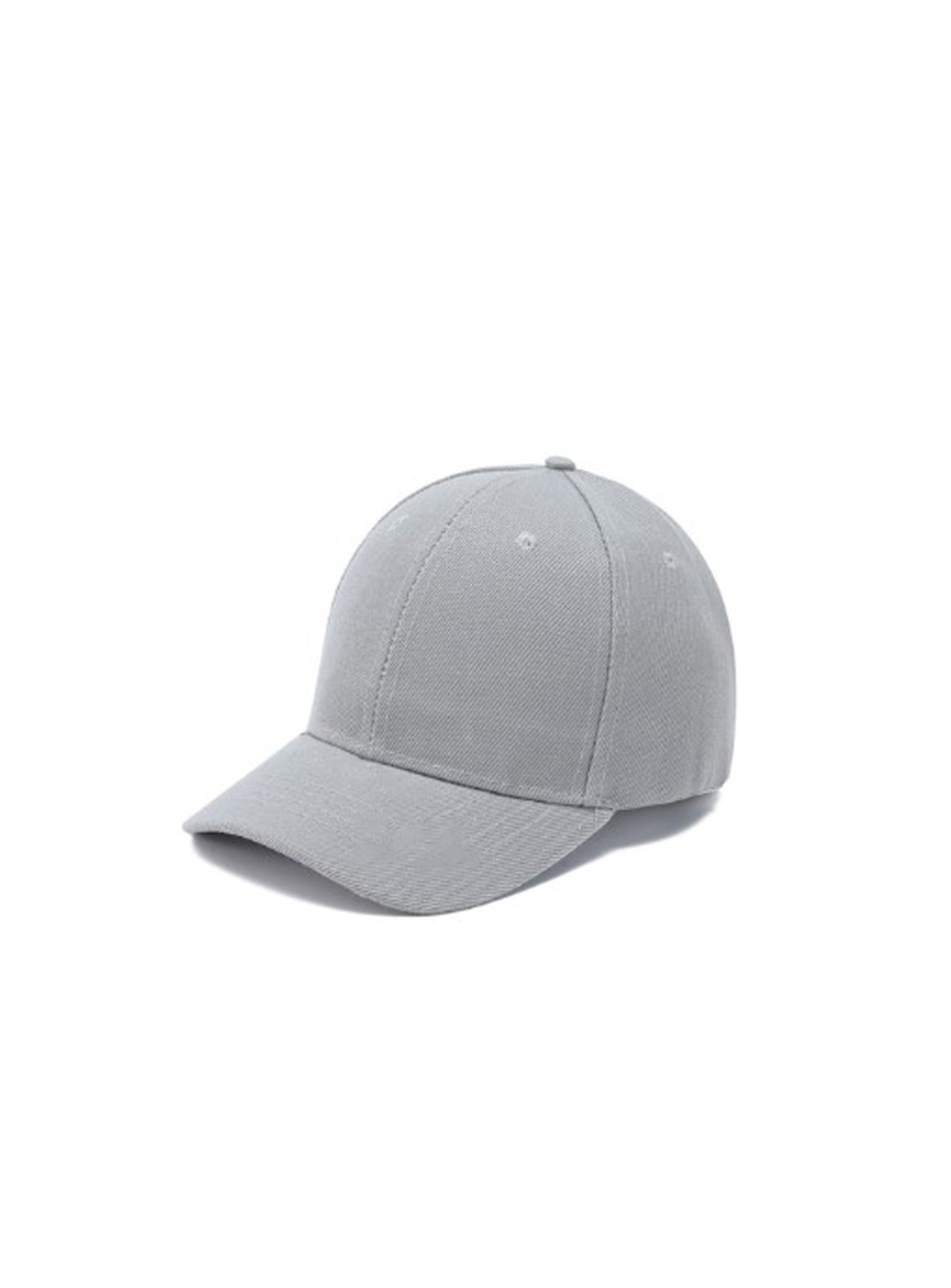 metal gray cap with adjustable strap