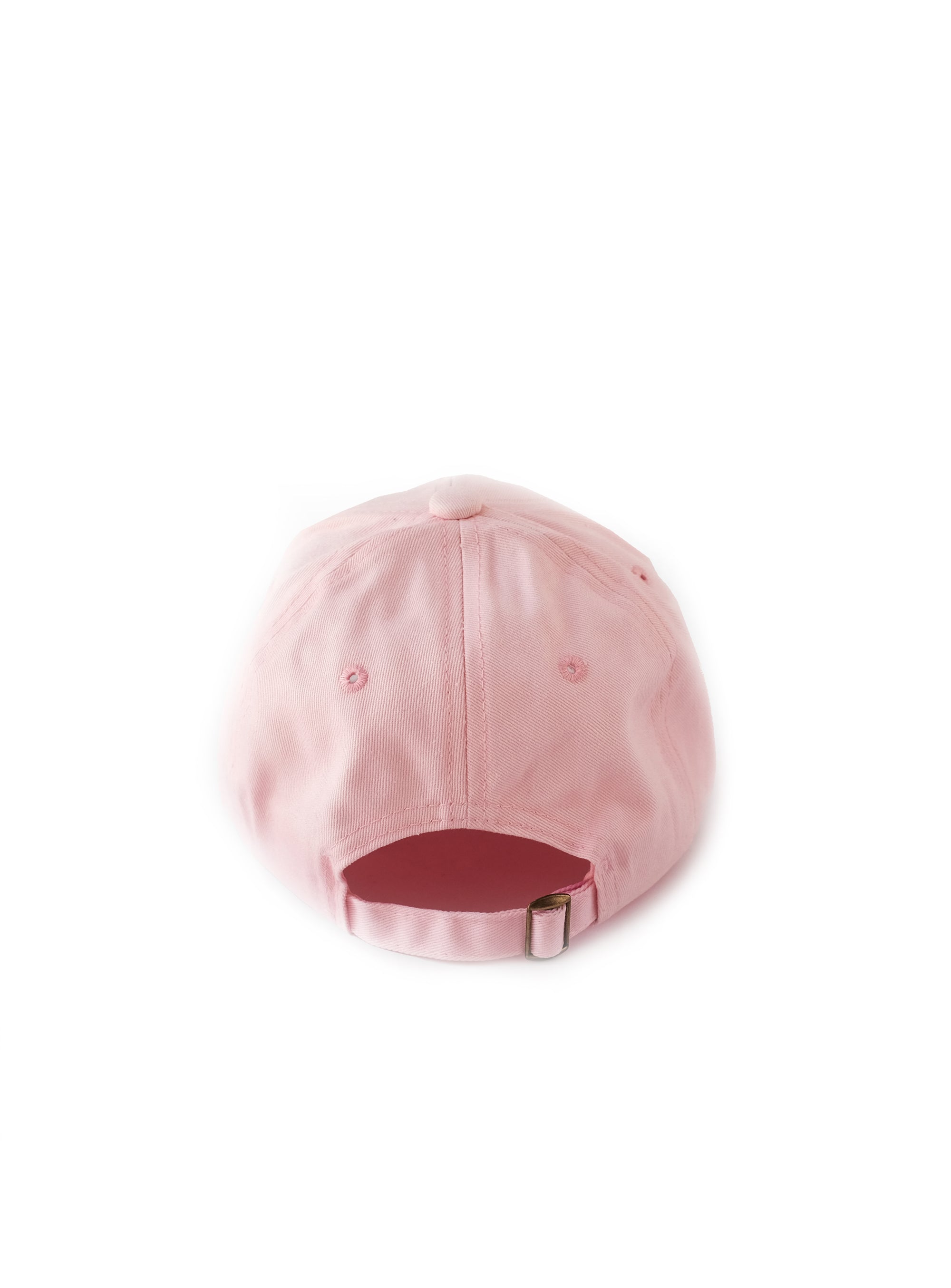 macaron pink cap with adjustable strap