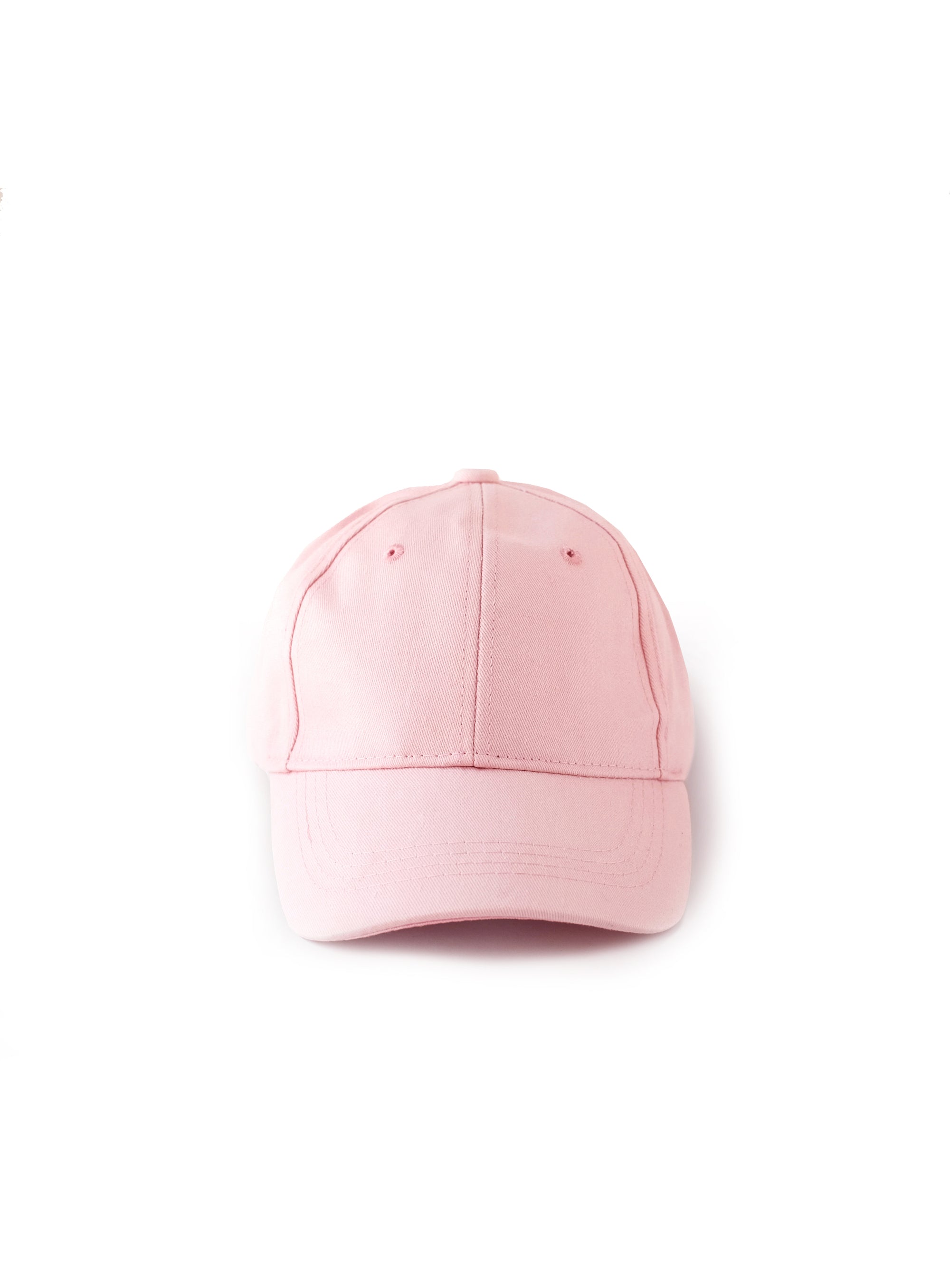 macaron pink cap with adjustable strap