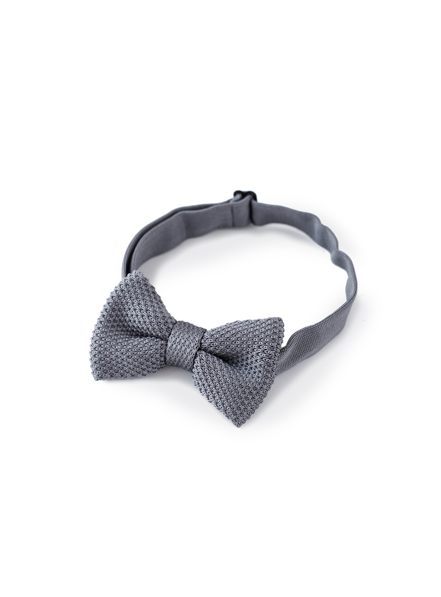 textured shadow gray bowtie