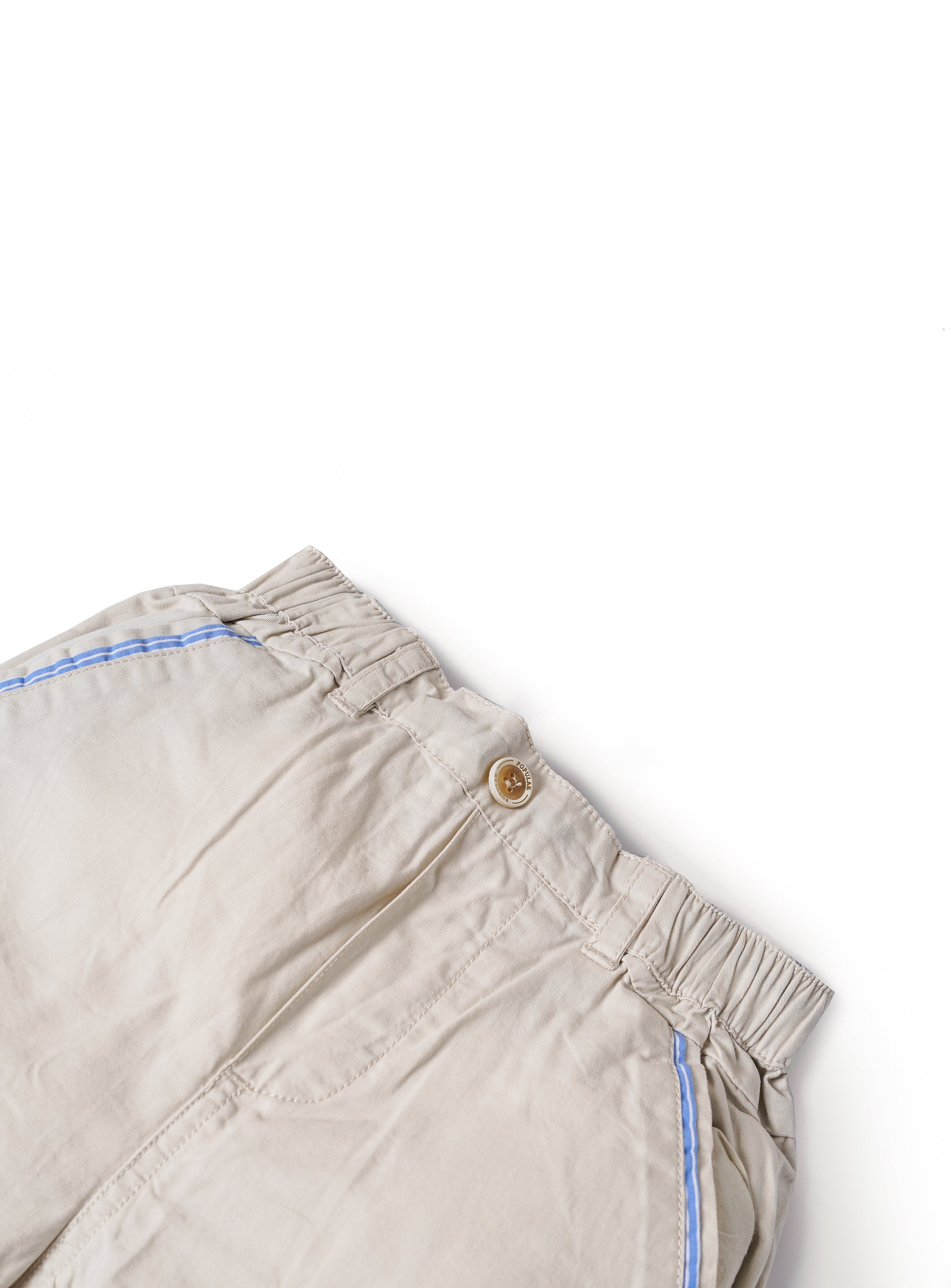 nude cream shorts with pockets