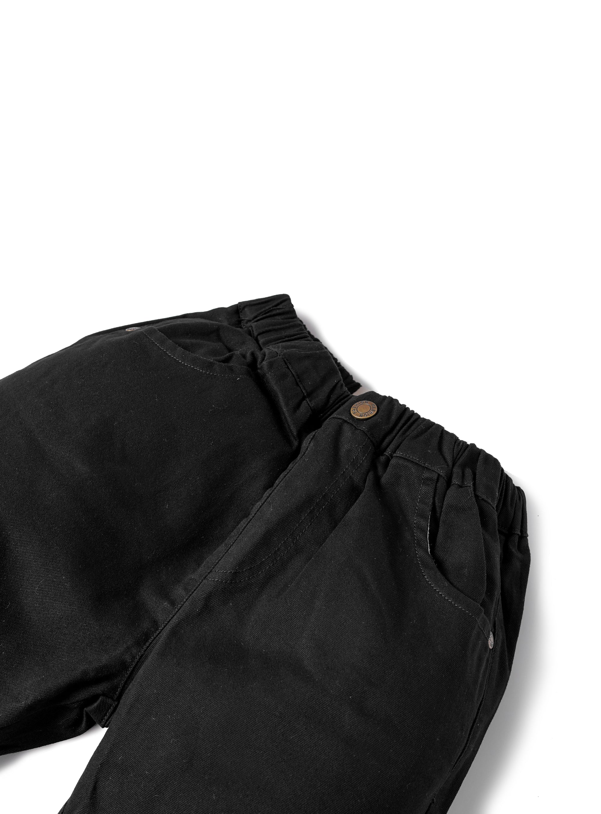 charcoal black comfy pants with stretchable waist