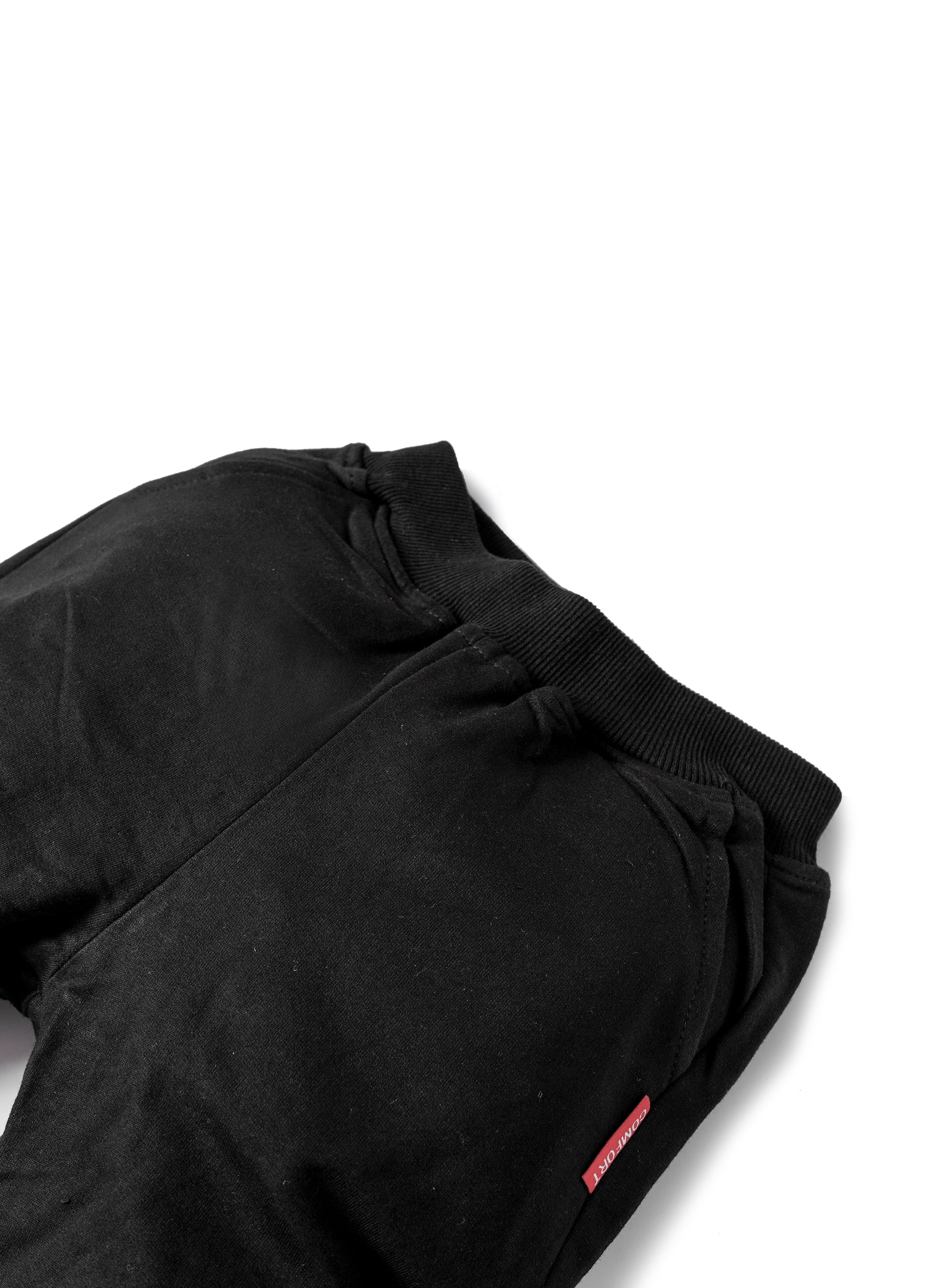 opaque black comfy joggers