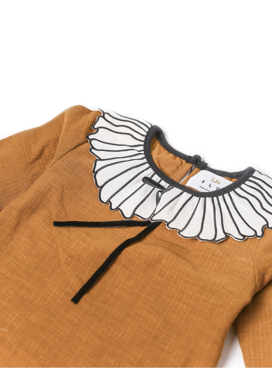 terracota long sleeves top