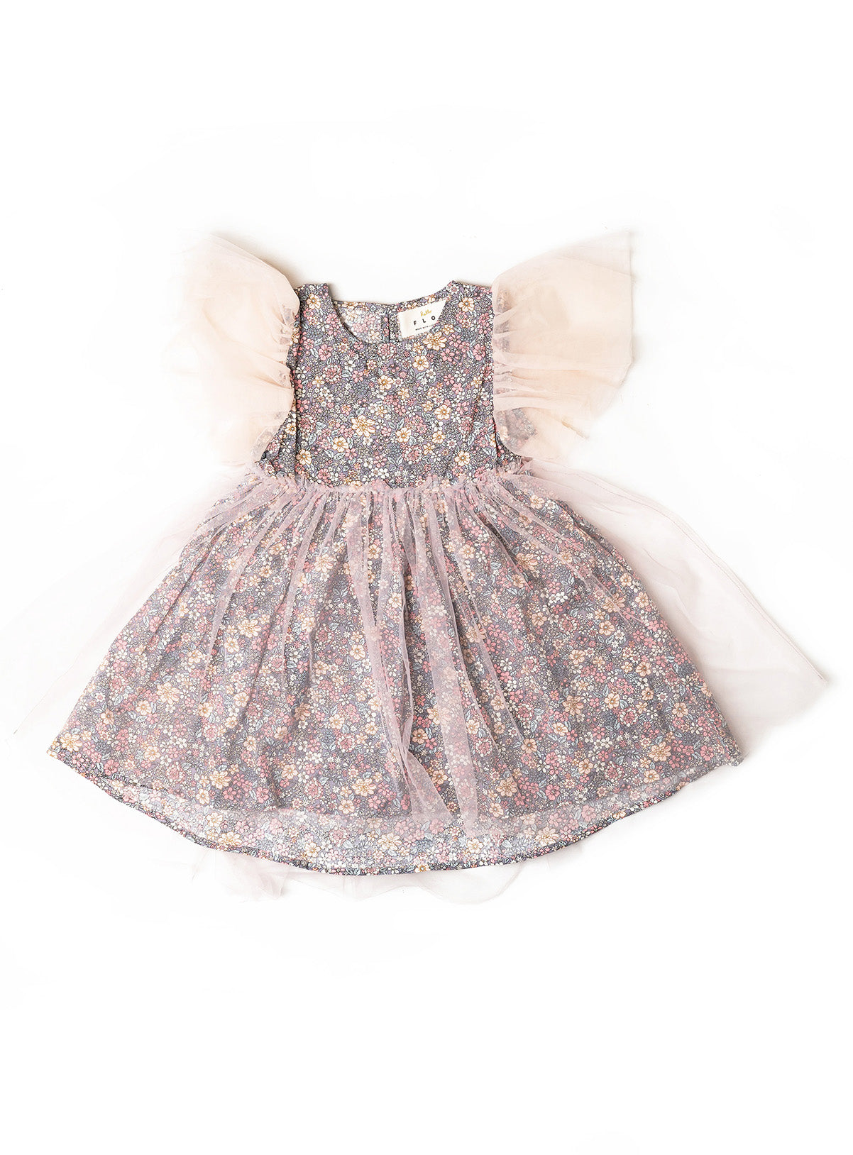 sweet idyllic cheongsam dress with million petite flowers