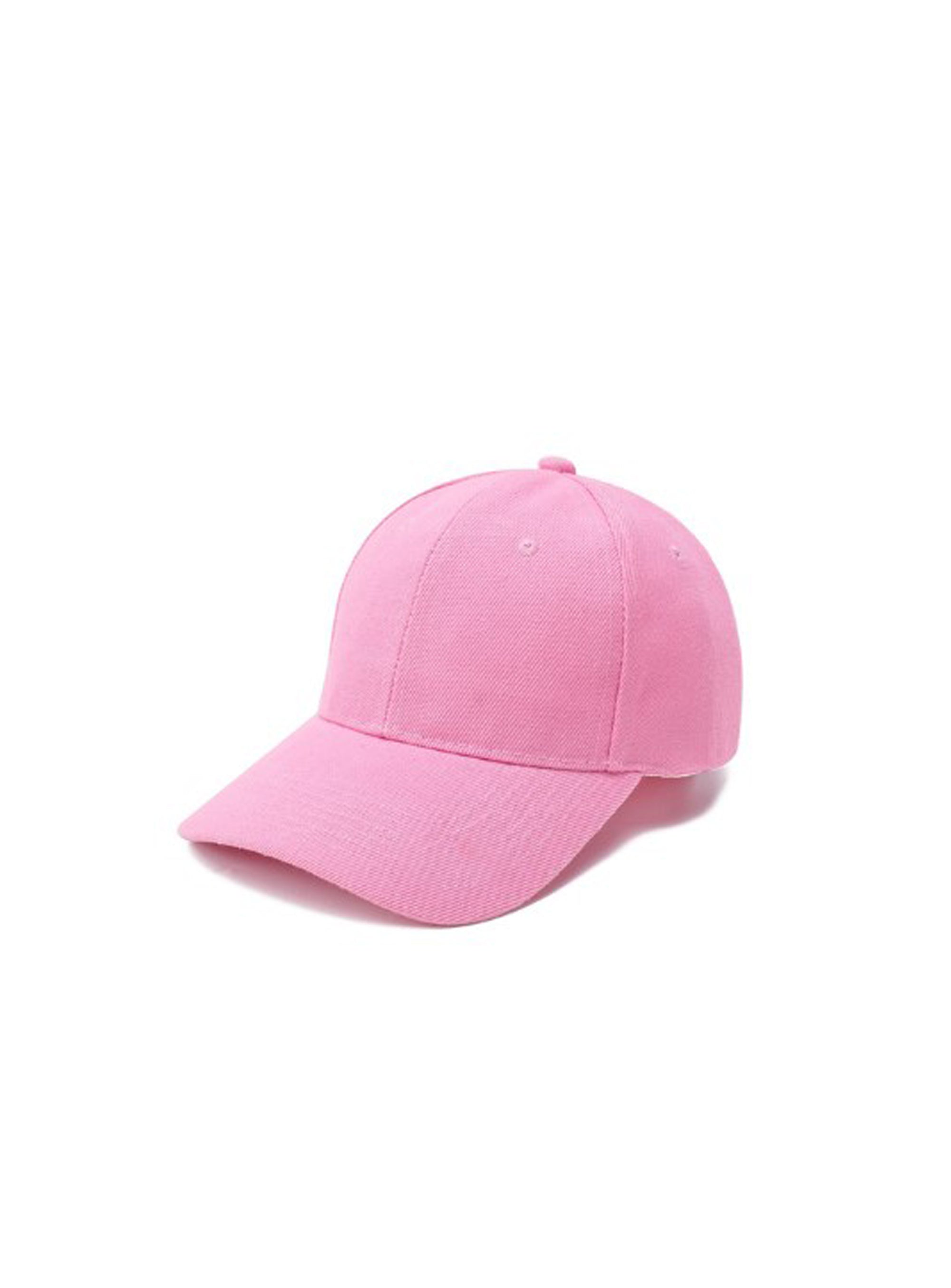 bubble gum pink cap with adjustable strap