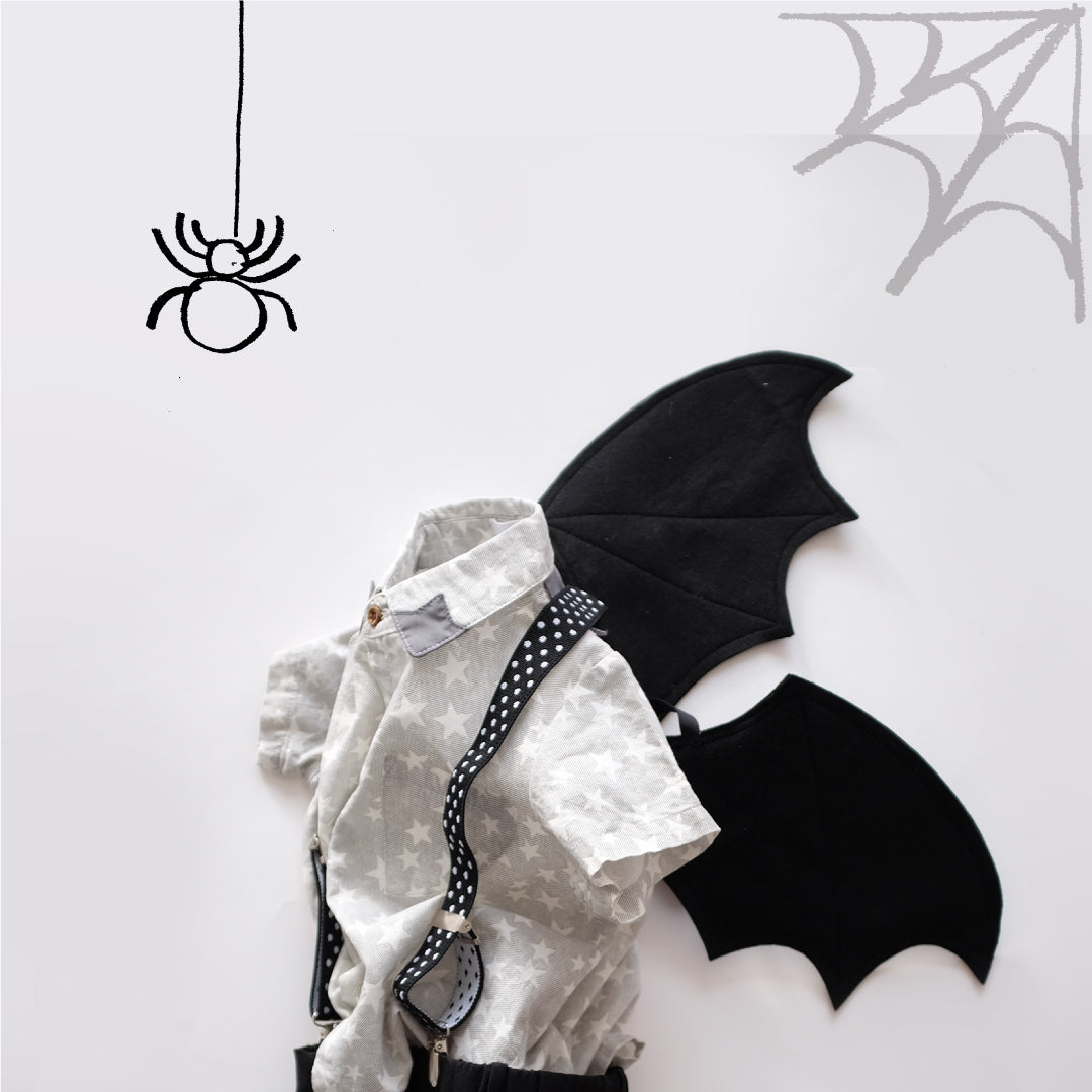 adjustable Halloween bat wing