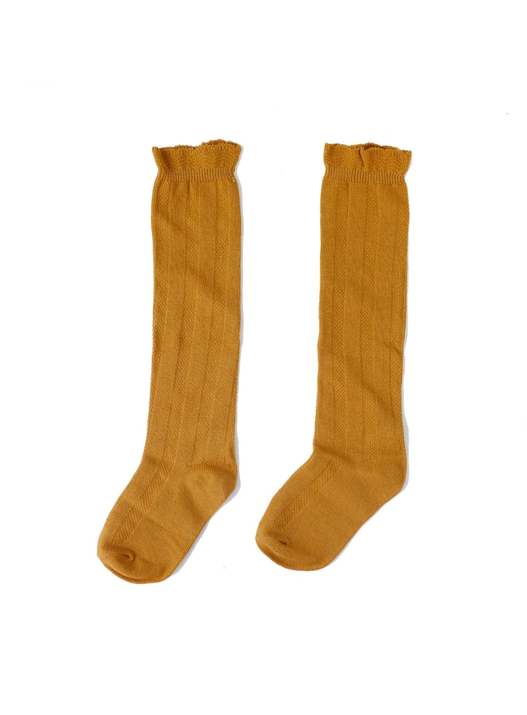 midi length mustard socks