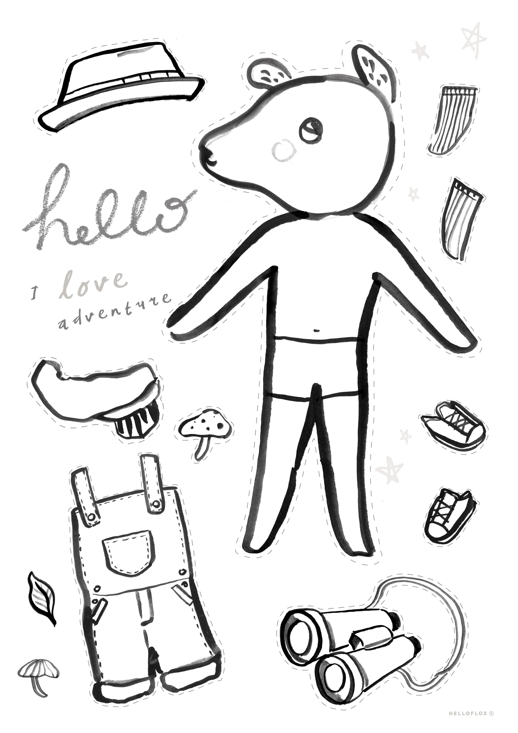 ollie printable paper doll