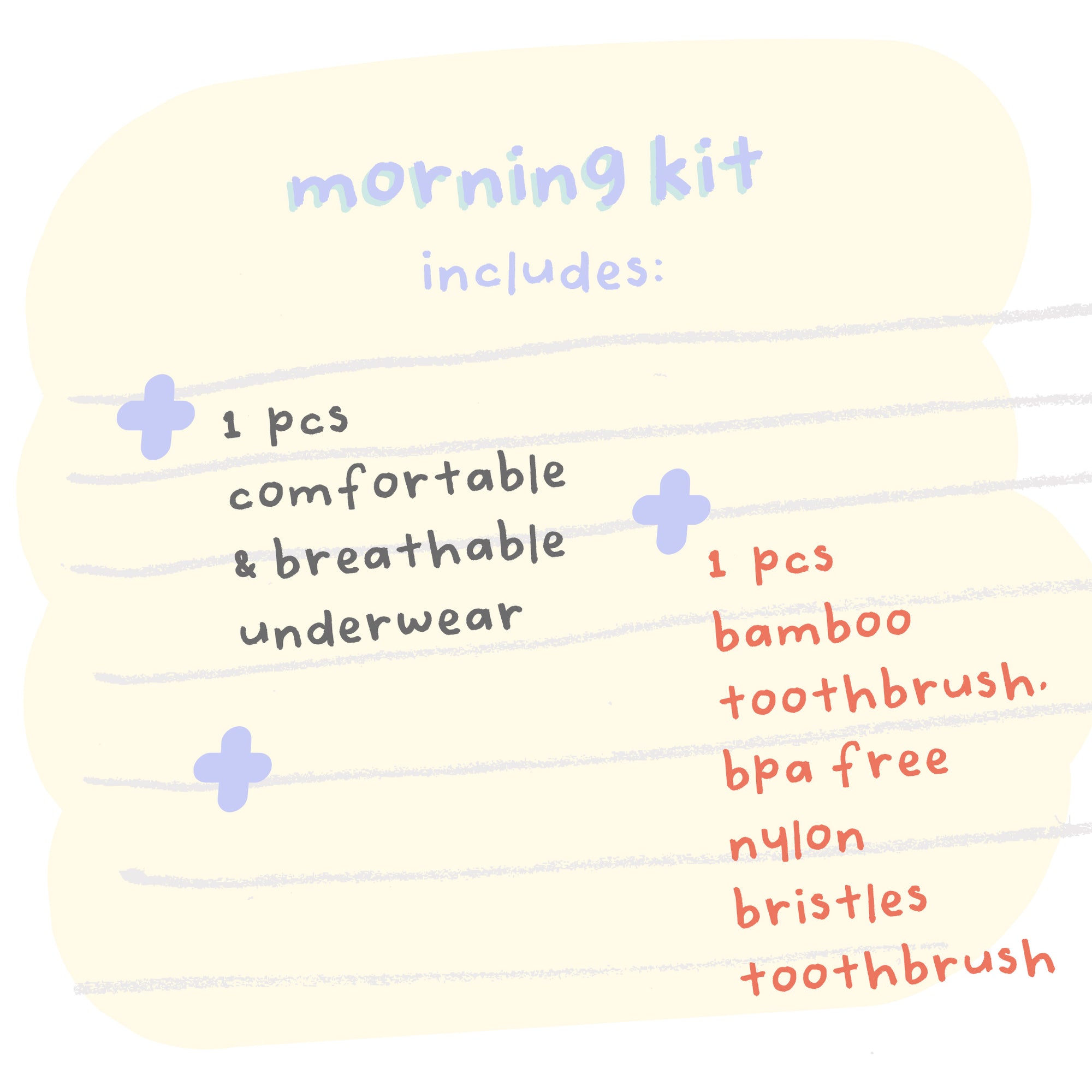 morning kit - sage green with autumn leaves underwear