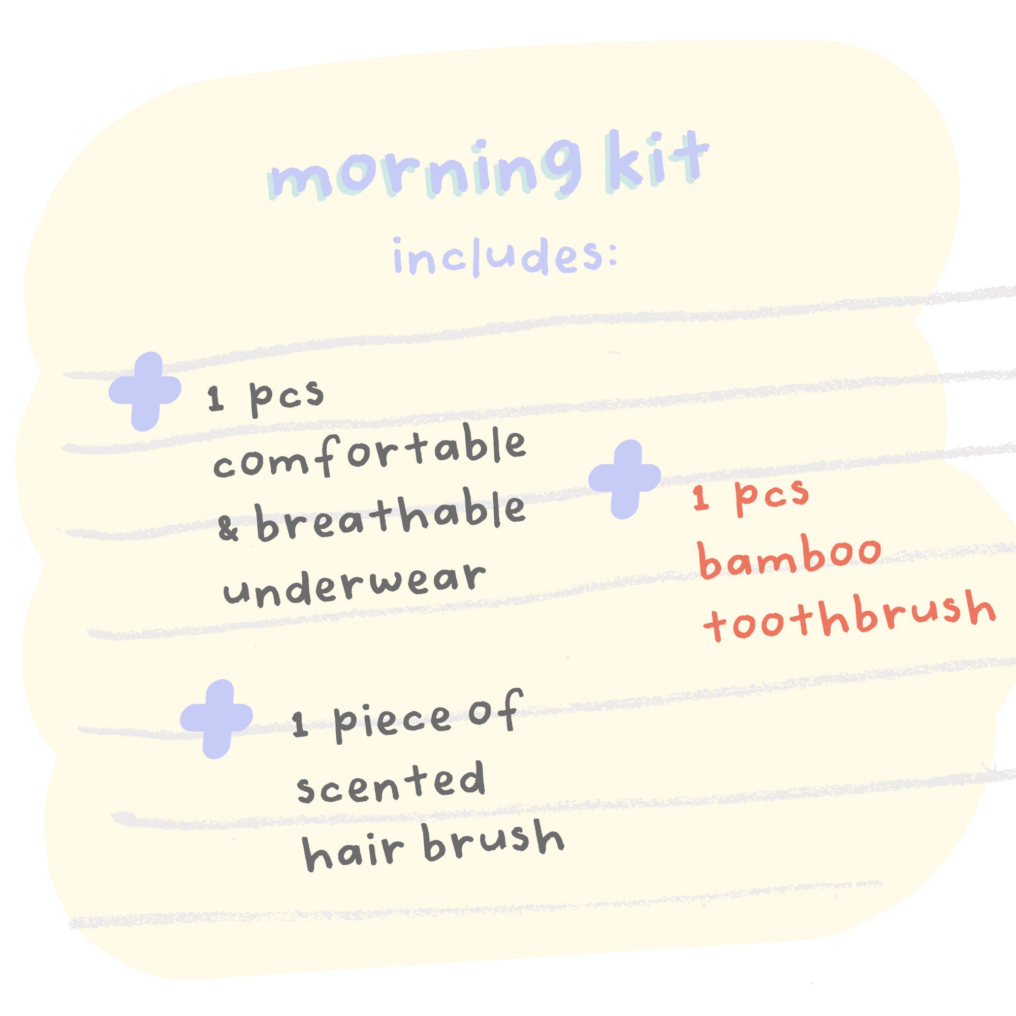 morning kit - off white girls undies with berry print